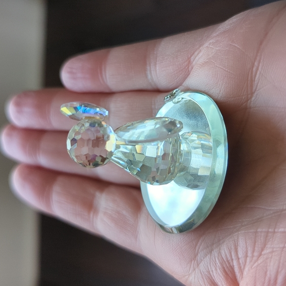 SWAROVSKI I Vintage Retired Mini Angel on Mirror ZOO Collection Crystal Figurine - Picture 10 of 10